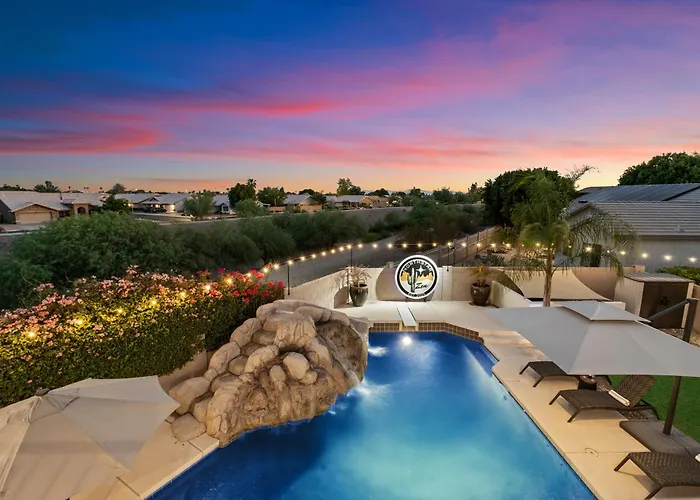 Northstar Zen Resort- Rock Waterslide - Pool - - Secret Tunnel - Epic Game Glendale